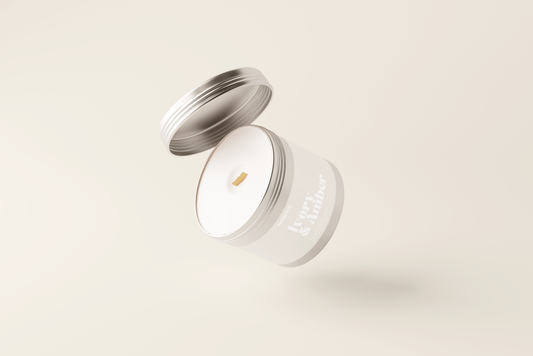 Ivory & Amber Candle